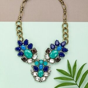 Brass Vintage Statement Necklace